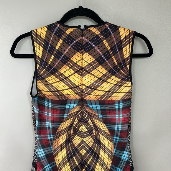 Clover Canyon Sleeveless Neoprene Bodycon Print Dress, Size M - Picture 6 of 8